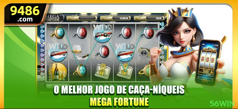 Imagem promocional do aplicativo mobile da 56win